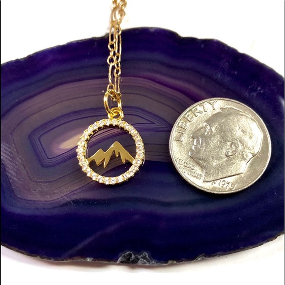 Mountain Necklace, Wanderlust ,Nature, Minimalist - Picture 5 of 10